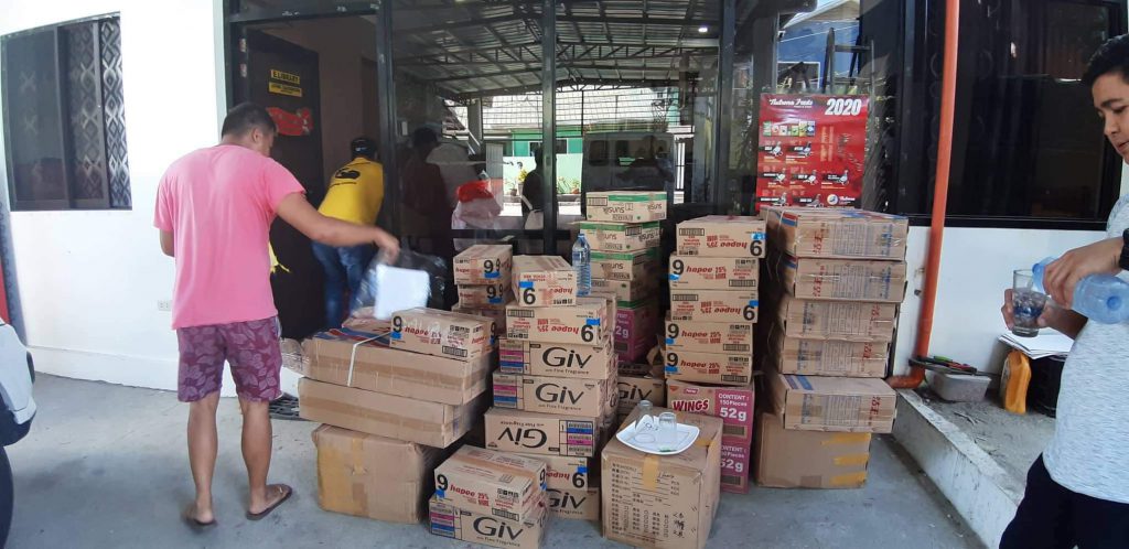 Liga ng mga Barangay unite to help Taal Victims